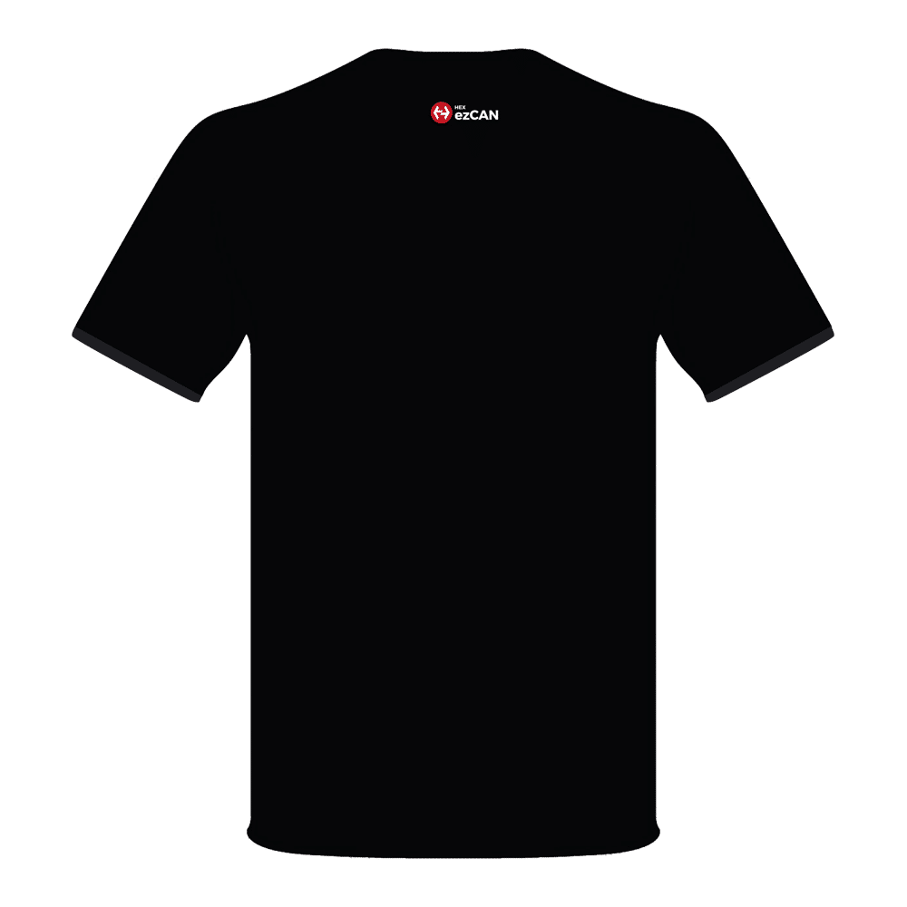T-Shirt, Short-Sleeved, Black - HEX ezCAN RIDE2LIVE - Image 4