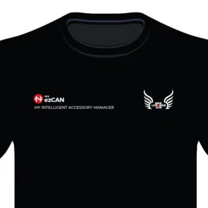 T-Shirt, Short-Sleeved, Black – HEX ezCAN RIDE2LIVE