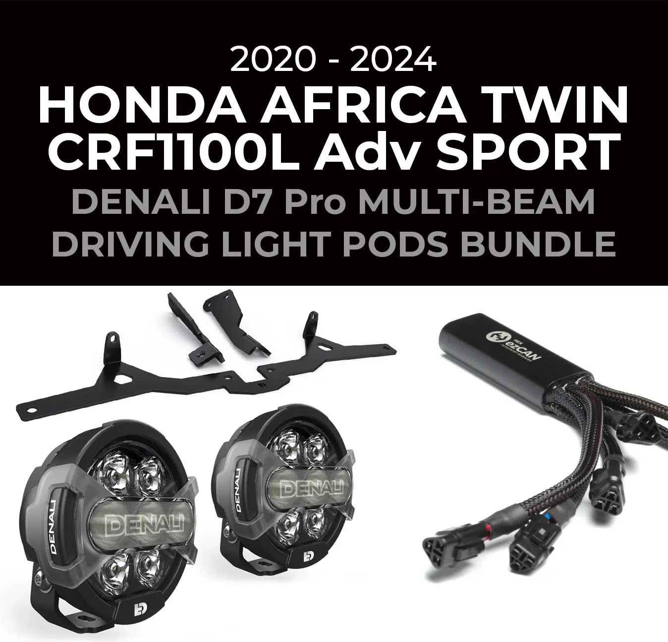 HONDA Africa Twin CRF1100L Adv Sport '20-24' Bundle with DENALI