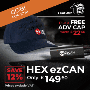 BLACK FRIDAY: HEX ezCAN Gobi for KTM Bikes + HEX Adv Cap