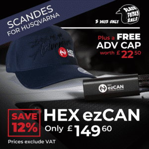 BLACK FRIDAY: HEX ezCAN Scandes for Husqvarna Bikes + HEX Adv Cap