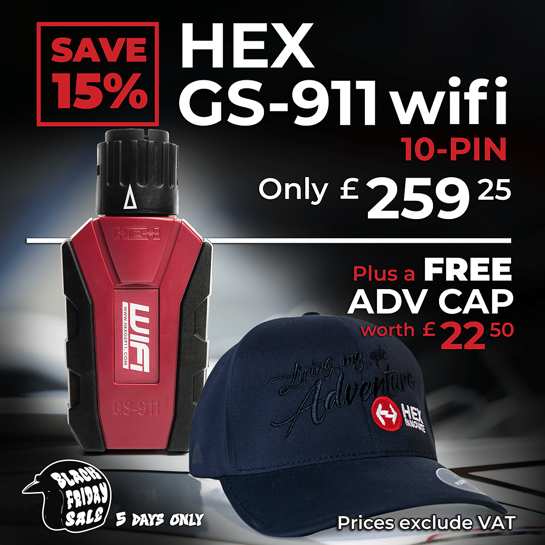BLACK FRIDAY: GS-911wifi with 10-Pin Connector (Enthusiast) + HEX Adv Cap