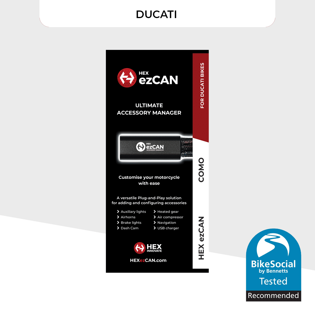 BLACK FRIDAY: HEX ezCAN Como for Ducati Bikes + HEX Adv Cap - Image 2