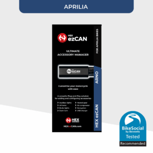 BLACK FRIDAY: HEX ezCAN Arno for Aprilia Bikes + HEX Adv Cap