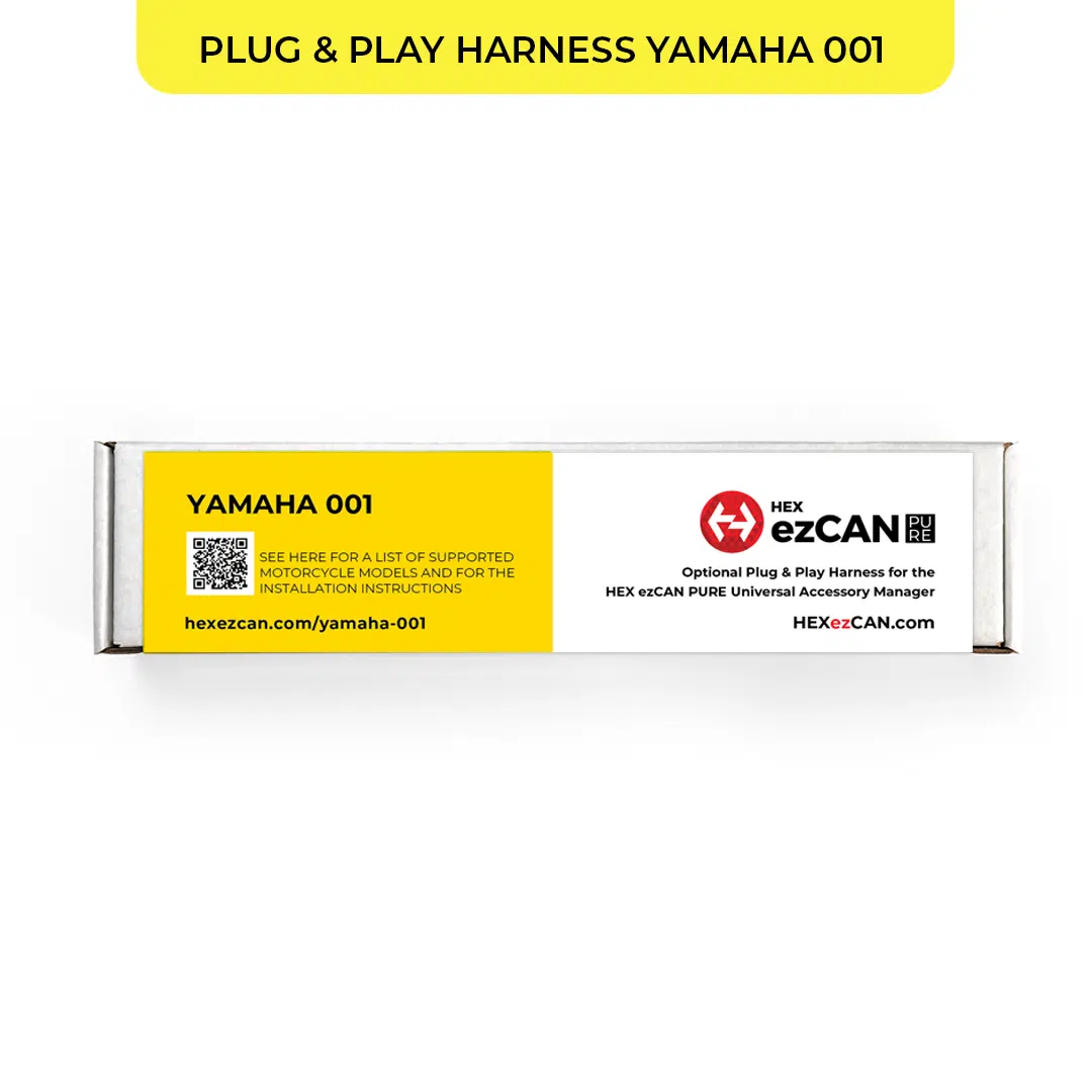 HEX ezCAN PURE Optional Plug & Play Harness - YAMAHA 001 - Hex