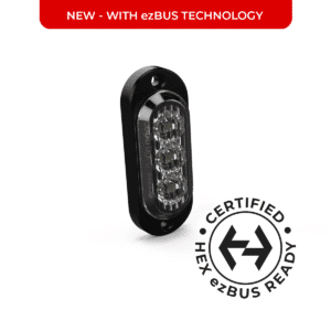 DENALI T3-S SMART Rear Switchback LED Turn Signal Pod (SINGLE LIGHT POD) with MT Adaptor Cable