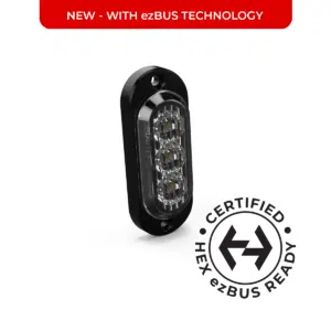 DENALI T3-S SMART Rear Switchback LED Turn Signal Pod (SINGLE LIGHT POD) with MT Adaptor Cable
